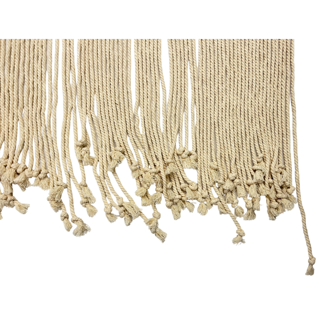 Türvorhang | Baumwolle | Makramee | 128 Stränge | 200 cm H