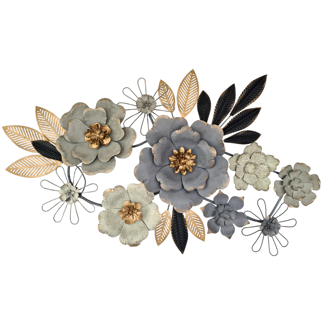 Wanddeko Blumen | 122 cm B