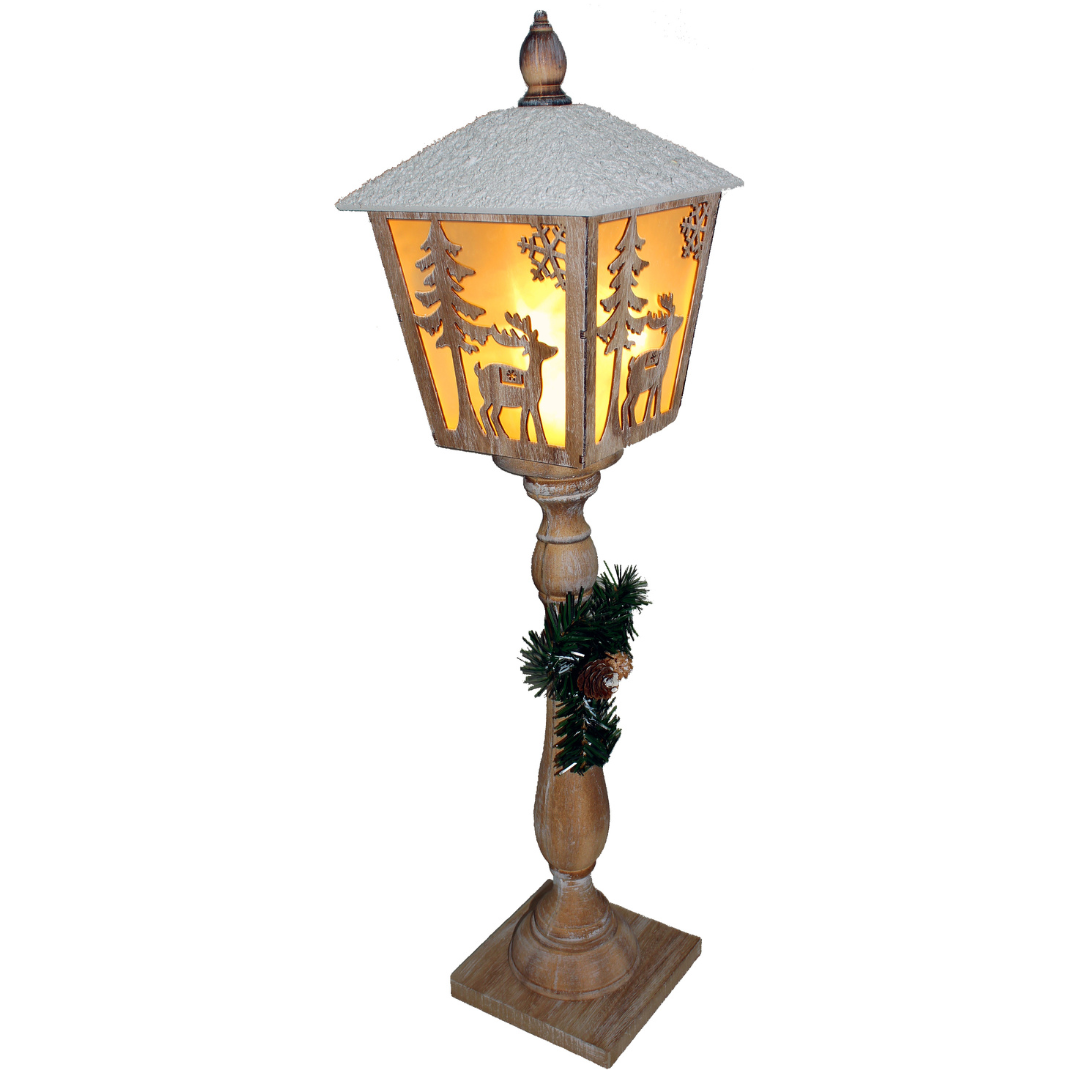 Laterne | Weihnachten | LED | batteriebetrieben | 79 cm H