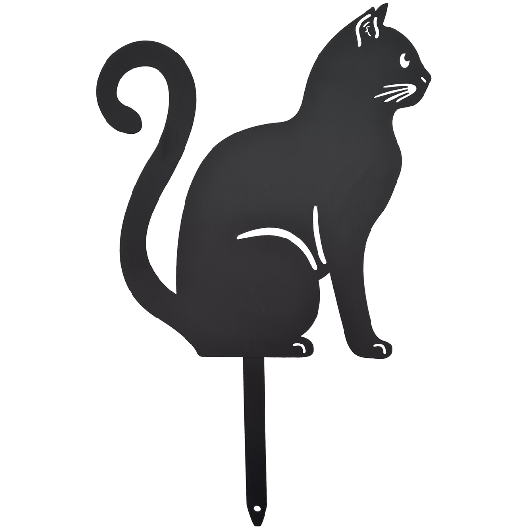 Gartenstecker Katzen | Silhouette | 3er Set