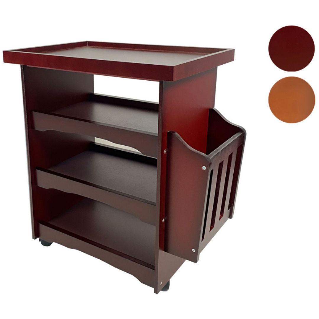 Multifunktionswagen | vier Ablageflächen | 60 cm H