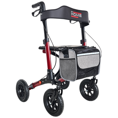 Outdoor Rollator mit Luftreifen & Tasche | faltbar | verstellbare Höhe | Für mehr Mobilität im Alltag Outdoor Rollator mit Luftreifen & Tasche | faltbar | verstellbare Höhe | Für mehr Mobilität im Alltag