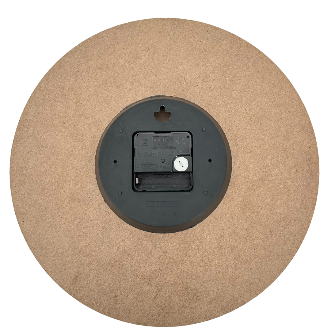 Wanduhr Rosen | Quarzuhrwerk | batteriebetrieben | 30 cm Ø