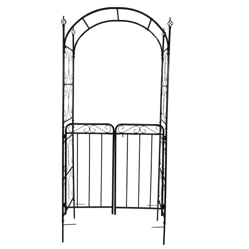 Gartentor & Rosenbogen | 2in1 | mit Erdspießen | 217 cm H Gartentor & Rosenbogen | 2in1 | mit Erdspießen | 217 cm H