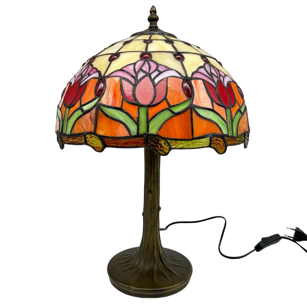 Leuchte im Tiffany-Stil | mit Tulpen