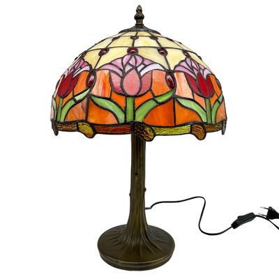 Leuchte im Tiffany-Stil | mit Tulpen Leuchte im Tiffany-Stil | mit Tulpen