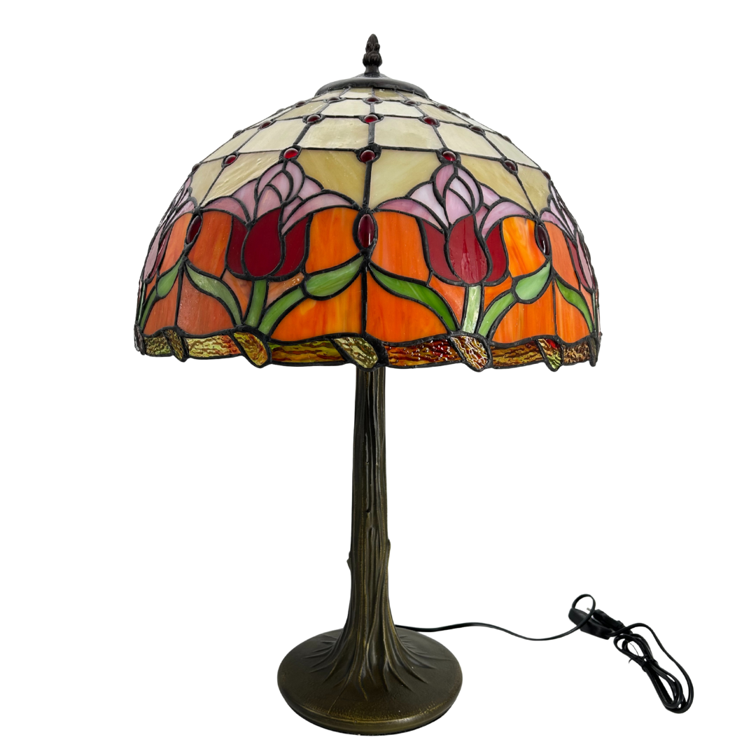 Leuchte im Tiffany-Stil | mit Tulpen
