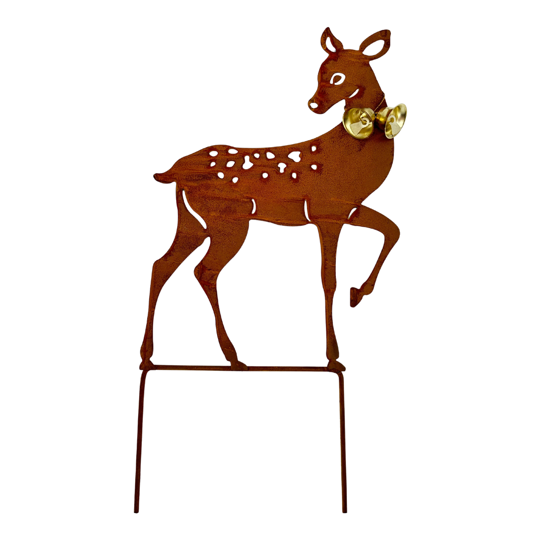 Gartenstecker Hirsche | 2tlg. Set | Edelrost