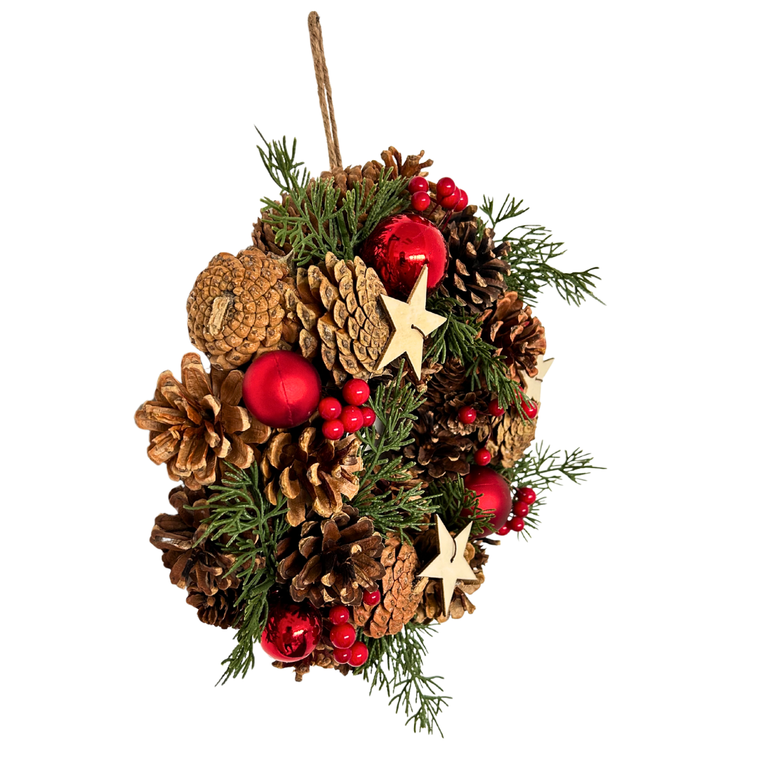 Weihnachtskranz | Traditionell | 25 cm H