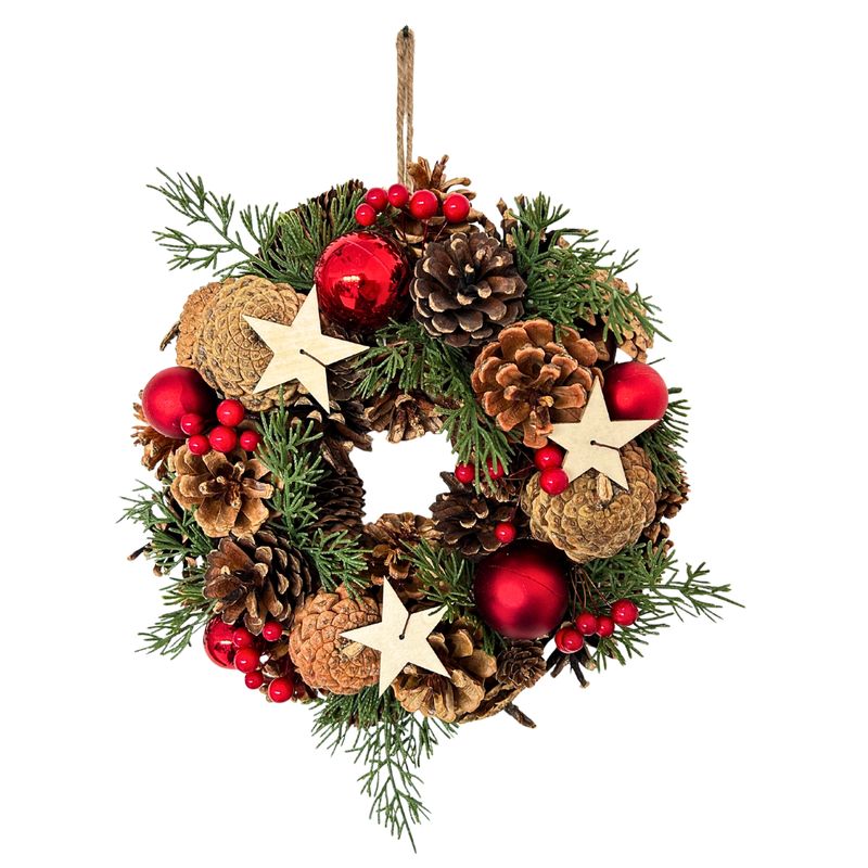 Weihnachtskranz | Traditionell | 25 cm H Weihnachtskranz | Traditionell | 25 cm H