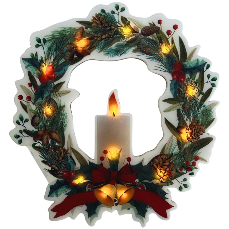 Selbsthaftende Fensterdeko | Batteriebetrieben | LEDs | Timer-Funktion Selbsthaftende Fensterdeko | Batteriebetrieben | LEDs | Timer-Funktion