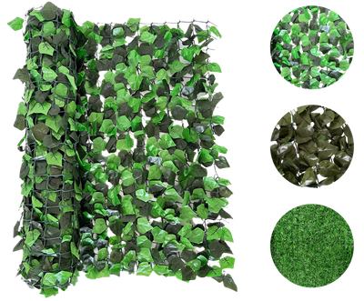 Sichtschutzhecke Efeu & Lorbeer | 300 cm B