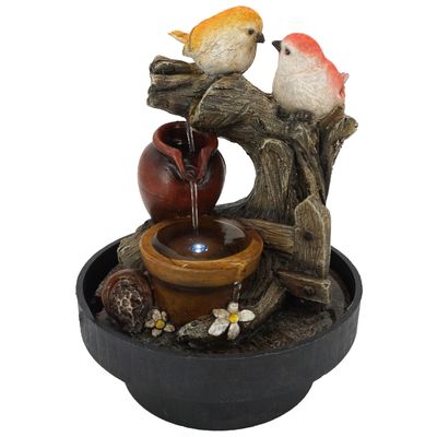 Zimmerbrunnen Vögel | LED