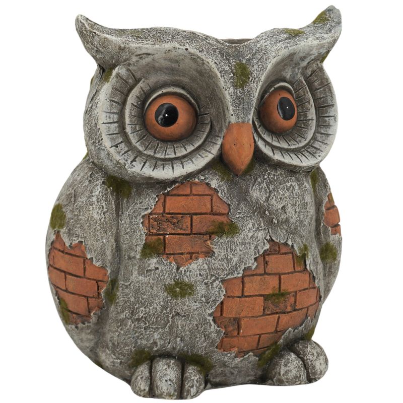 Pflanzentopf Eule | Ziegelsteinoptik