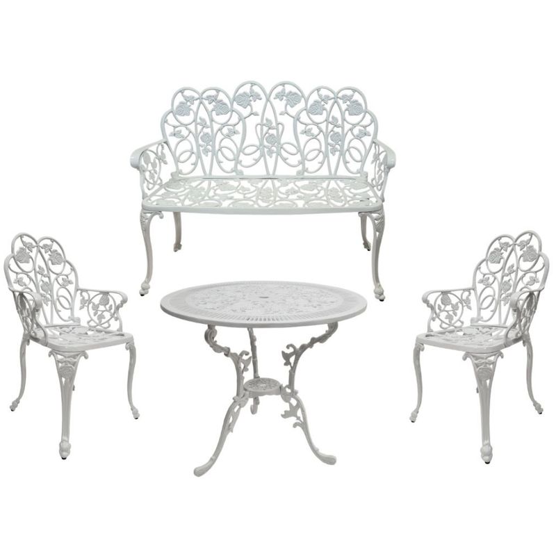 Gartenmöbel | Gartentisch | Gartenstuhl | Gartenbank | Aluminiumguss | Jugendstil Gartenmöbel | Gartentisch | Gartenstuhl | Gartenbank | Aluminiumguss | Jugendstil