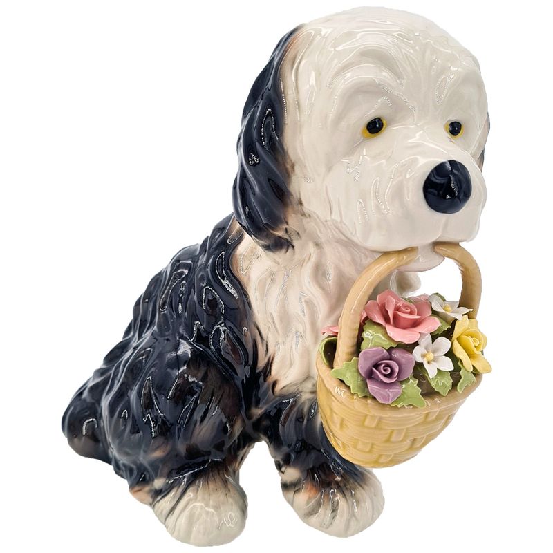 Spieluhr Hund | Porzellan | Melodie | 18 cm H Spieluhr Hund | Porzellan | Melodie | 18 cm H