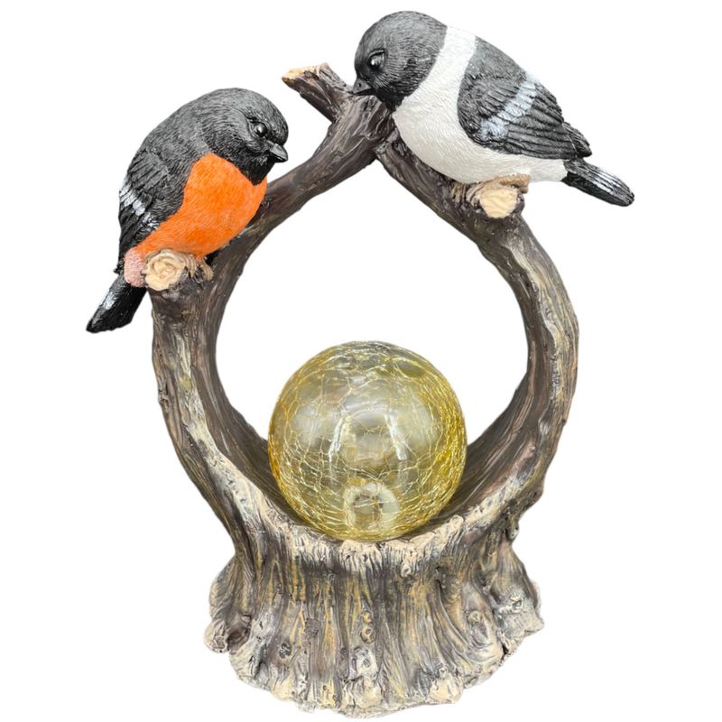 Dekofigur Vögel | LED | Batteriebetrieben | 24 cm H Dekofigur Vögel | LED | Batteriebetrieben | 24 cm H