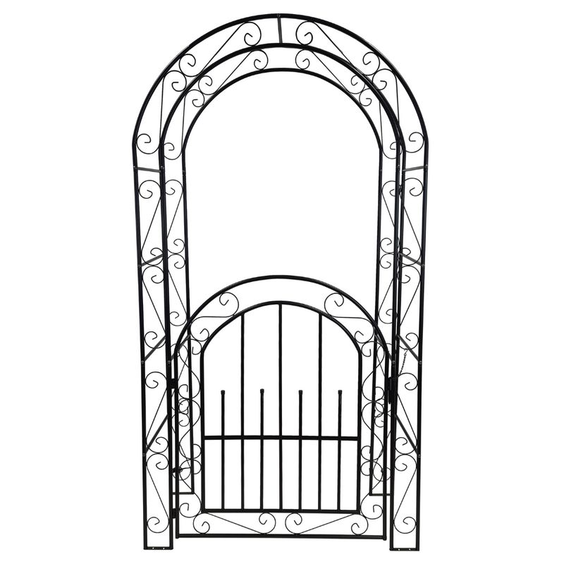 Gartentor & Rosenbogen | 2in1 | mit Erdspießen | 215 cm H Gartentor & Rosenbogen | 2in1 | mit Erdspießen | 215 cm H