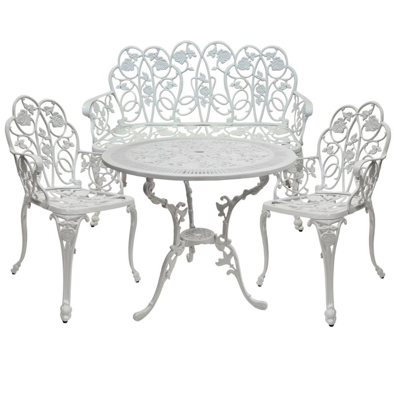 Gartenmöbel | Gartentisch | Gartenstuhl | Gartenbank |  Aluminiumguss | Jugendstil