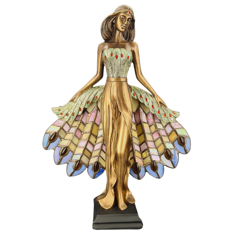 Leuchte im Tiffany-Stil Dame