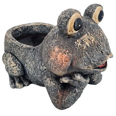 abc HOME – Pflanztopf Frosch – Dekorativer Übertopf – Magnesiumoxid – Stein-Optik abc HOME – Pflanztopf Frosch – Dekorativer Übertopf – Magnesiumoxid – Stein-Optik