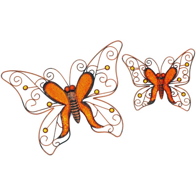 Wanddeko Schmetterlinge | 2er Set