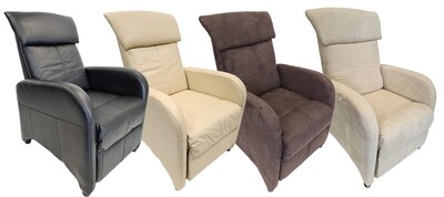 Sessel | Liegefunktion | optional: Massage Entspannen Sie in ultimativem Komfort mit dem abc HOME Relaxsessel (110 cm H)!
Komfortable Liegefunktion: Der Sessel bietet eine bequeme Liegeposition, die manuell verstellbar ist und für entspannende Momente sorgt.
Optionale Vibrationsmassage: Genießen Sie optionale Vibrationsmassagefunktionen (bei Modellen 25507, 25650, 25651 & 25751), die per Fernbedienung bequem steuerbar sind und für zusätzliche Entspannung sorgen.
Hochwertige Materialien: Die Modelle 25506, 25508 & 25750 sind aus weichem Polyurethan gefertigt, während die Modelle 25507, 25650, 25651 & 25751 mit atmungsaktiver Mikrofaser bezogen sind und für langanhaltenden Komfort sorgen.
Robuste Konstruktion: Der stabile Metallrahmen garantiert eine hohe Tragfähigkeit (bis zu 120 kg) und Langlebigkeit.
Praktische Details: Die Maße des Sessels betragen 73 cm T x 90 B x 110 cm H. Die Sitzhöhe beträgt 50 cm, die Sitztiefe 58 cm und die Sitzbreite 52 cm.
Spezifikationen:
Marke: abc HOME
Farbe: Braun
Maße: 73 cm T x 90 B x 110 cm H
Sitzhöhe: 50 cm
Sitztiefe: 58 cm
Sitzbreite: 52 cm
Max. Belastbarkeit: 120 kg
Funktionen (25506, 25508 & 25750):
Liegefunktion (manuell steuerbar)
Material: 25506 (Polyurethan); 25508 (Polyurethan); 25750 (Mikrofaser)
Funktionen (25507, 25650, 25651 & 25751):
Vibrationsmassage (steuerbar per Fernbedienung)
Liegefunktion (manuell steuerbar)
Material: 25507 (Polyurethan); 25650 (Mikrofaser); 25651 (Mikrofaser); 25751 (Mikrofaser)
Keywords: Relaxsessel, Sessel, Braun, abc HOME, Liegefunktion, Vibrationsmassage, bequem, komfortabel, hochwertig, robust, Polyurethan, Mikrofaser, Wohnzimmer, Schlafzimmer, Geschenkidee