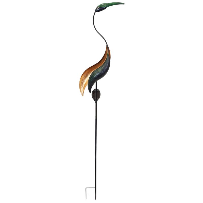 Gartenstecker Kranich | LED | Solarpanel | Lichtsensor | 114 cm H Gartenstecker Kranich | LED | Solarpanel | Lichtsensor | 114 cm H