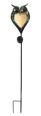 abc HOME - Stimmungsvolle Gartenbeleuchtung: Eule mit LED-Leuchte
Solar Gartenstecker, Gartenbeleuchtung, LED-Leuchte, Lichtsensor, solarbetrieben, Metall, LED, Höhe 110 cm