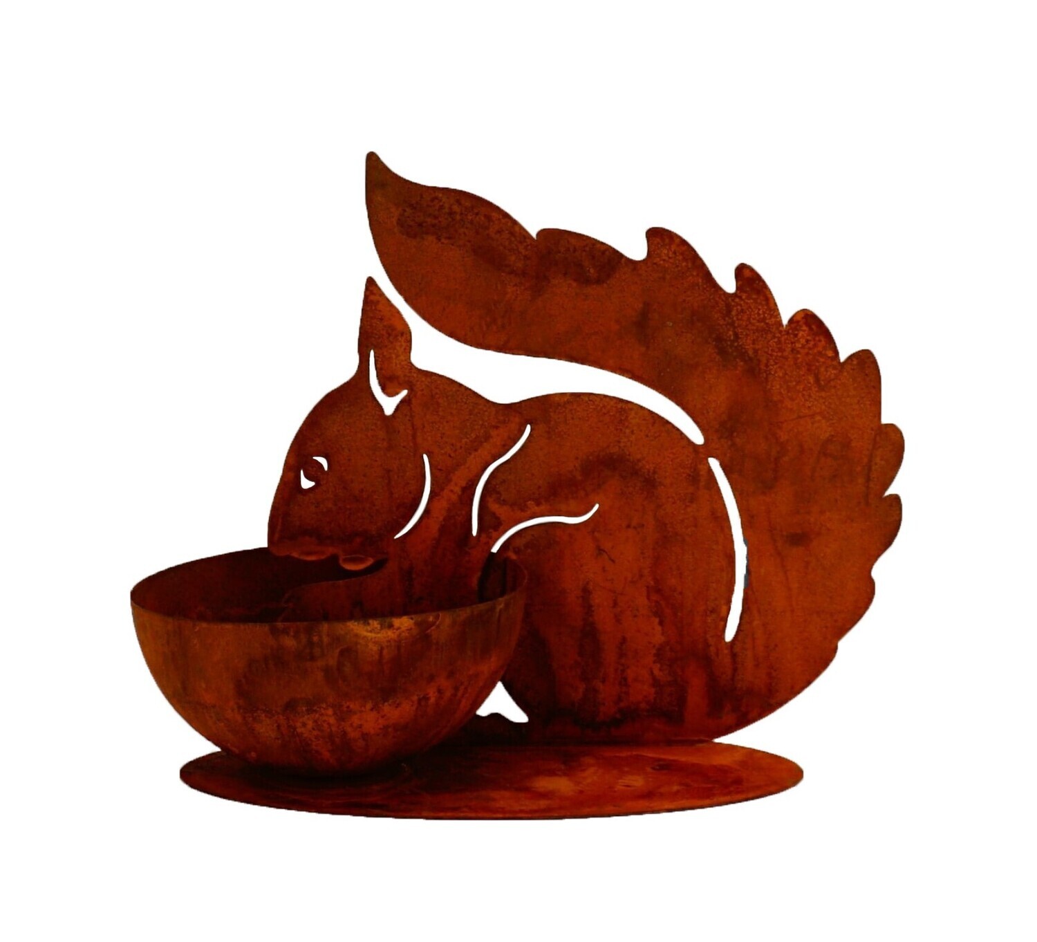 abc HOME – Vogelfutterstation – Futterspender für Eichhörnchen – Braun – 16 cm abc HOME – Vogelfutterstation – Futterspender für Eichhörnchen – Braun – 16 cm