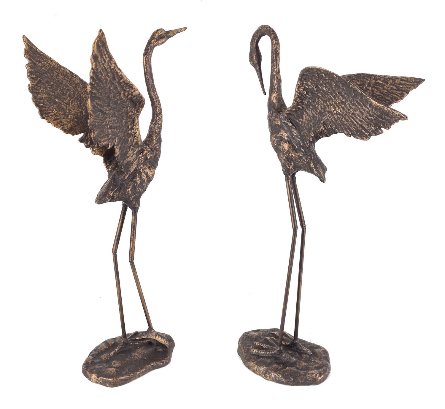 Gartenfigur Kraniche | 2er Set | 66 cm H