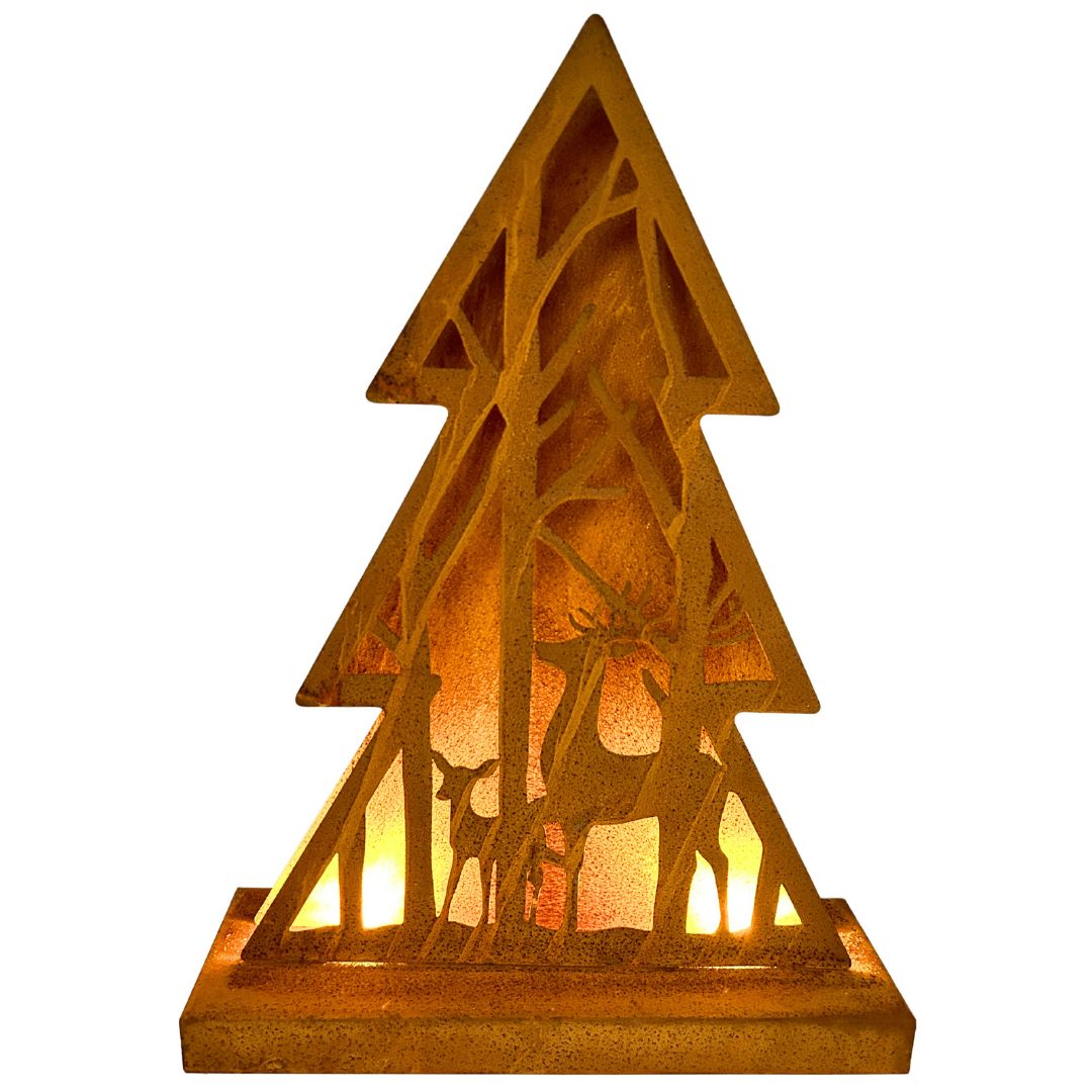Dekofigur Tannenbaum | LEDs | batteriebetrieben | 38 cm H