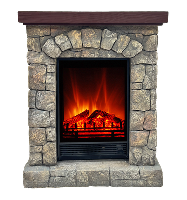 abc HOME – Elektrokamin mit Heizfunktion – Kamin Landhaus – Polystone – 91 cm abc HOME – Elektrokamin mit Heizfunktion – Kamin Landhaus – Polystone – 91 cm