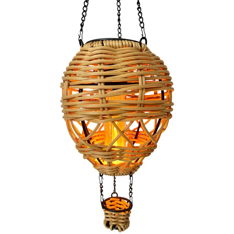abc HOME – Solar Windspiel – Heißluftballon mit Flammeneffekt – 22 LEDs abc HOME – Solar Windspiel – Heißluftballon mit Flammeneffekt – 22 LEDs