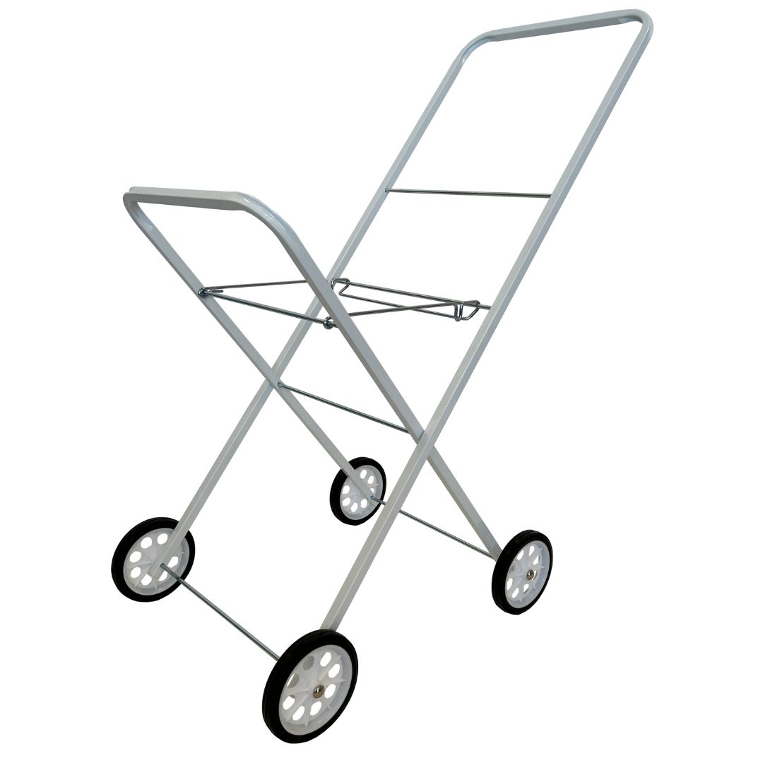 Wäschekorbwagen | Ablagefläche | Klappbar | 92 cm H