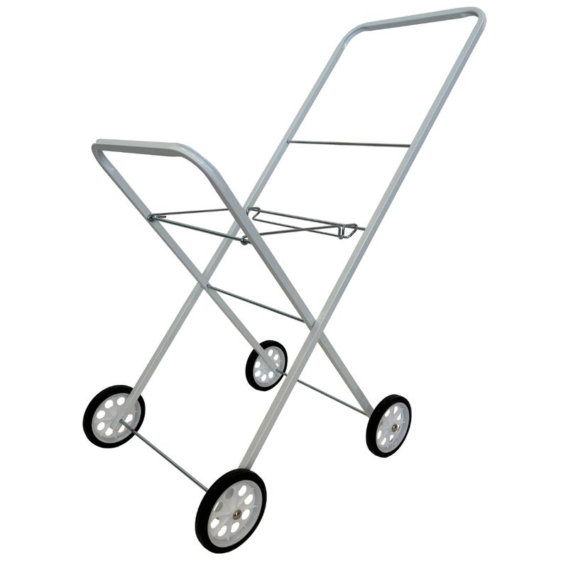 Wäschekorbwagen | Ablagefläche | Klappbar | 92 cm H Wäschekorbwagen | Ablagefläche | Klappbar | 92 cm H