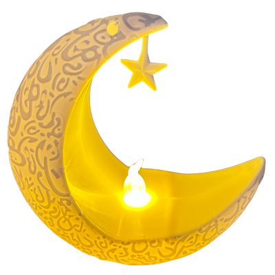 abc HOME – LED Dekoleuchte Mond – Stern-Design für Weihnachten – Kunststoff – 10 cm abc HOME – LED Dekoleuchte Mond – Stern-Design für Weihnachten – Kunststoff – 10 cm