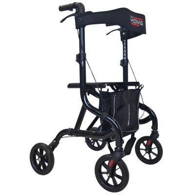 Rollator | Leichtgewicht 6kg Alu | Ankipphilfe | klappbar, Feststellbremse, bis 130kg