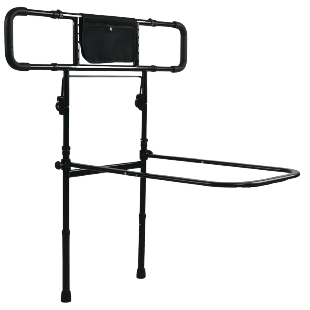 Aufstehhilfe Bett Höhenverstellbar | Bettgriff Rausfallschutz | Tasche