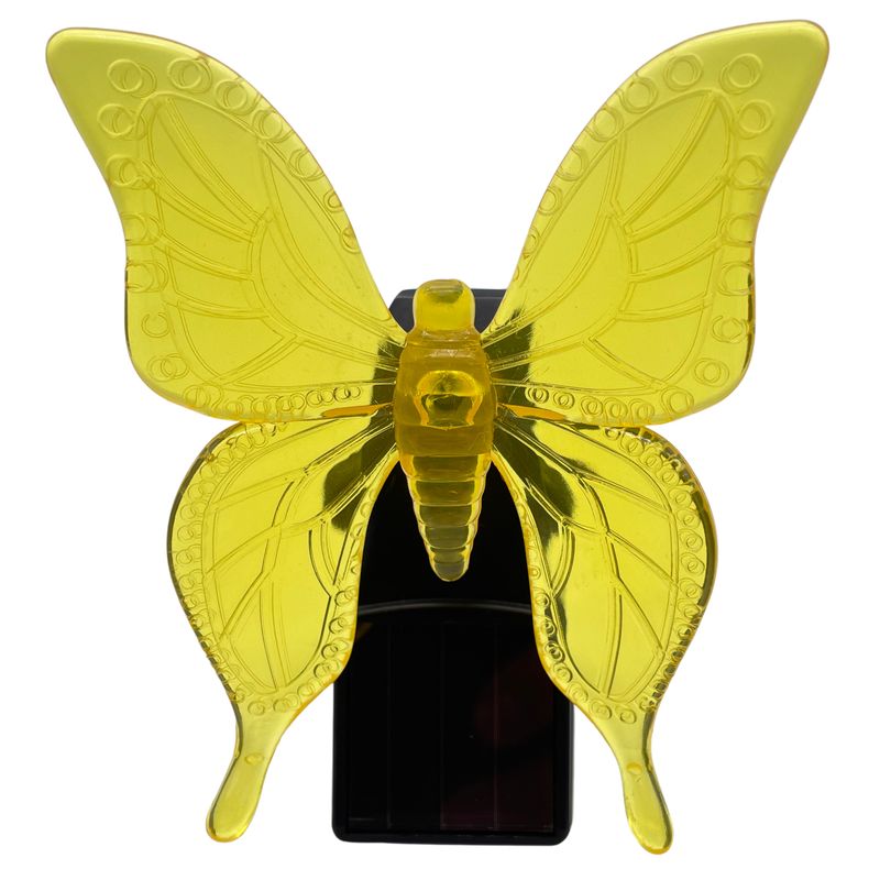 abc HOME – Solar Schmetterling – Deko-Leuchte mit Clip – Solarbetrieben