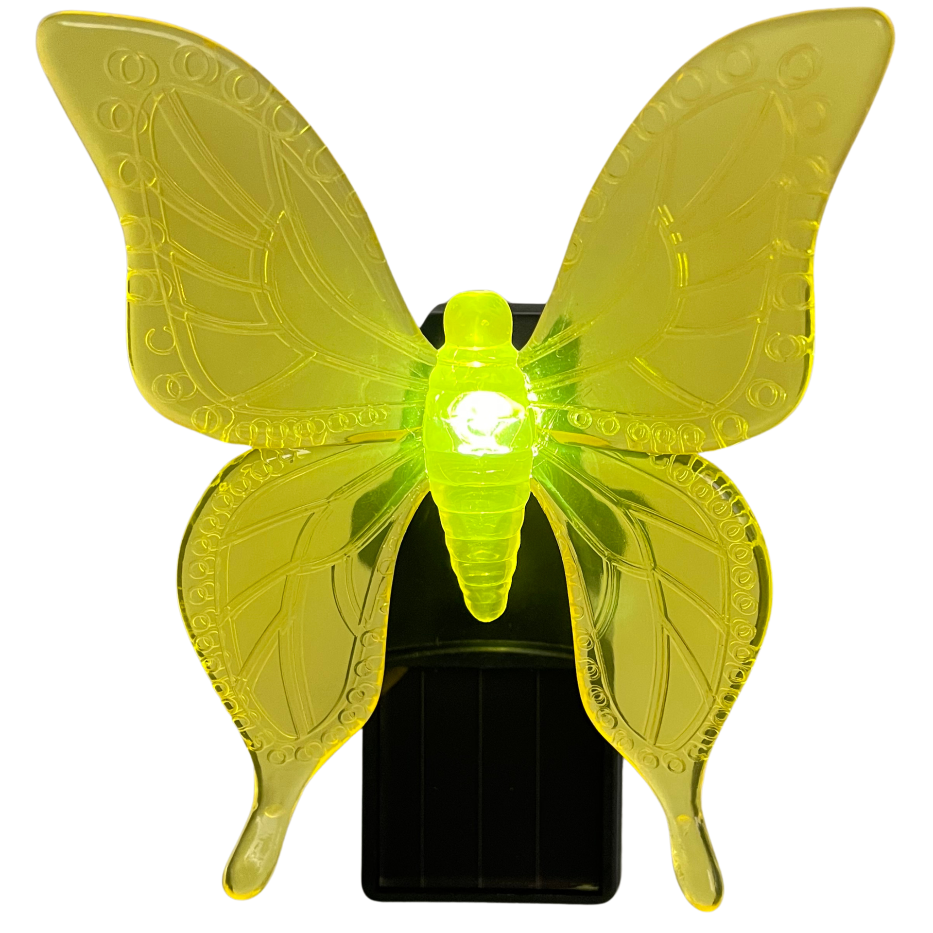 Solarleuchte Schmetterling mit Clip