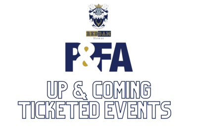Up &amp; Coming Ticketed Events