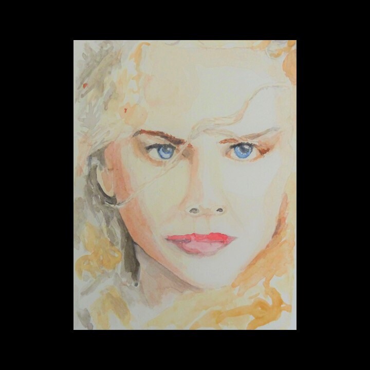 "Nicole Kidman- talented and versatile Australian Actor"-High Quality Art Print
