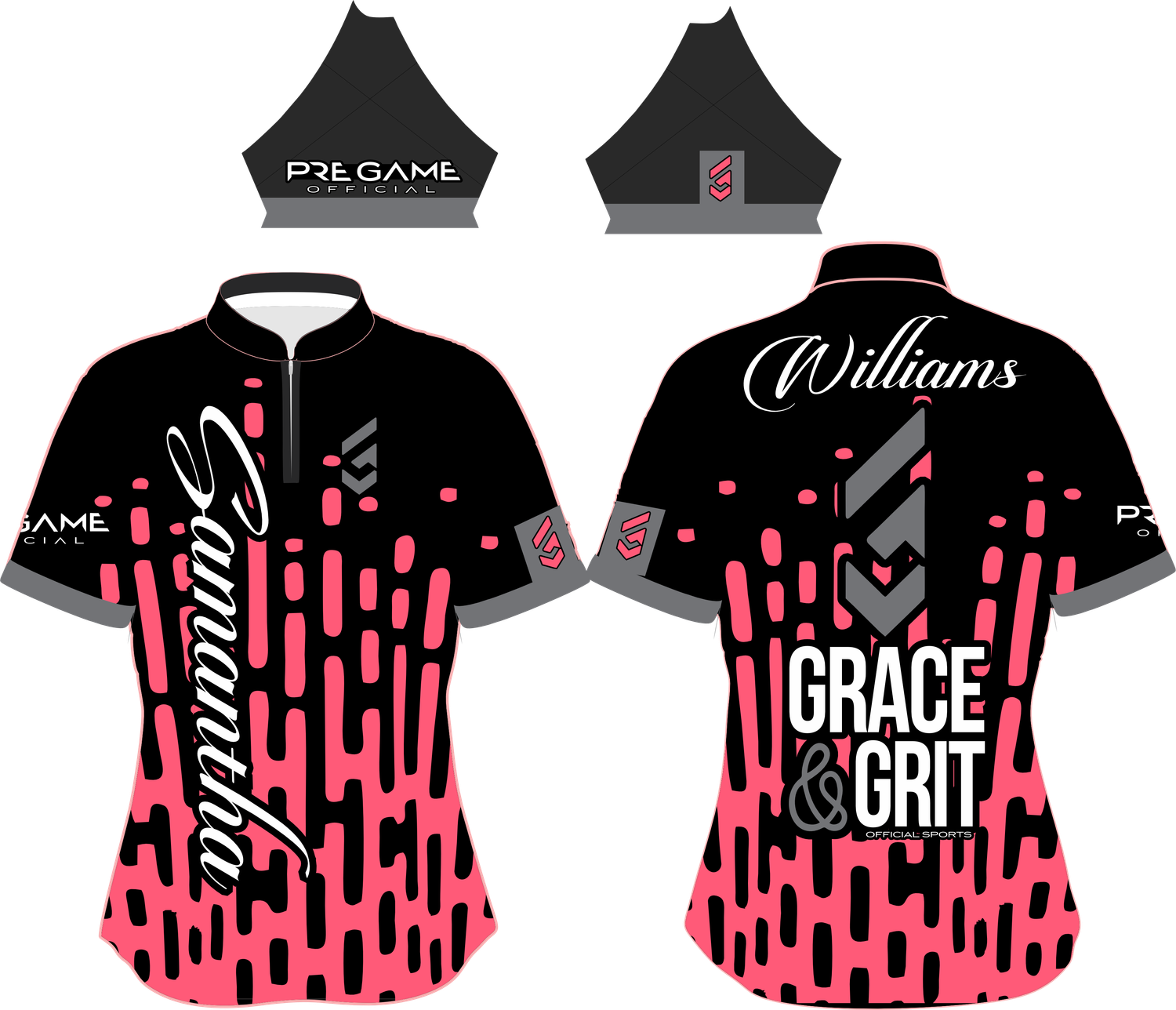 BUILT TO RISE - BLK/CORAL/GREY