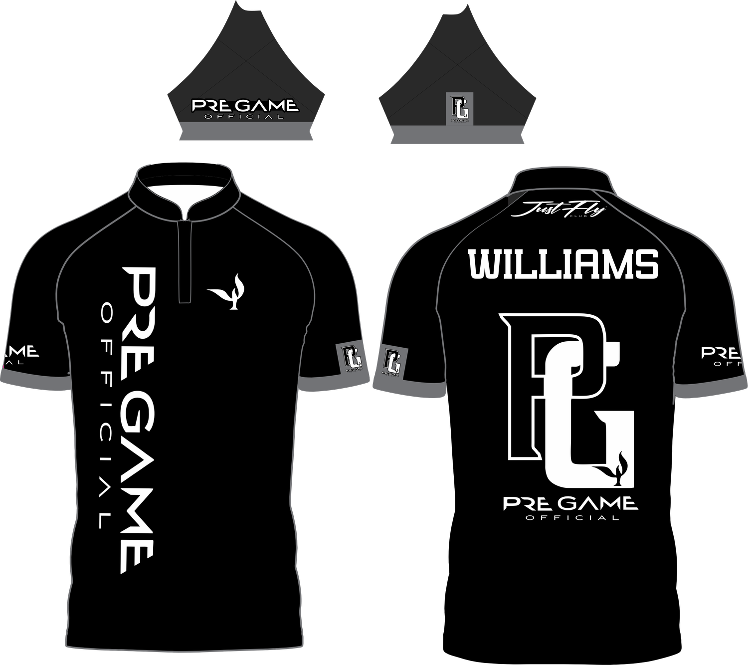 BUILT TO RISE SOLID  - BLK/GREY