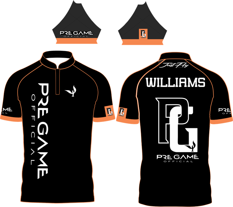 BUILT TO RISE SOLID  - BLK/ORANGE