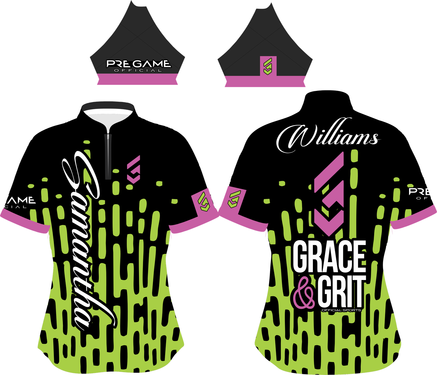 BUILT TO RISE - BLK/PNK/LIME