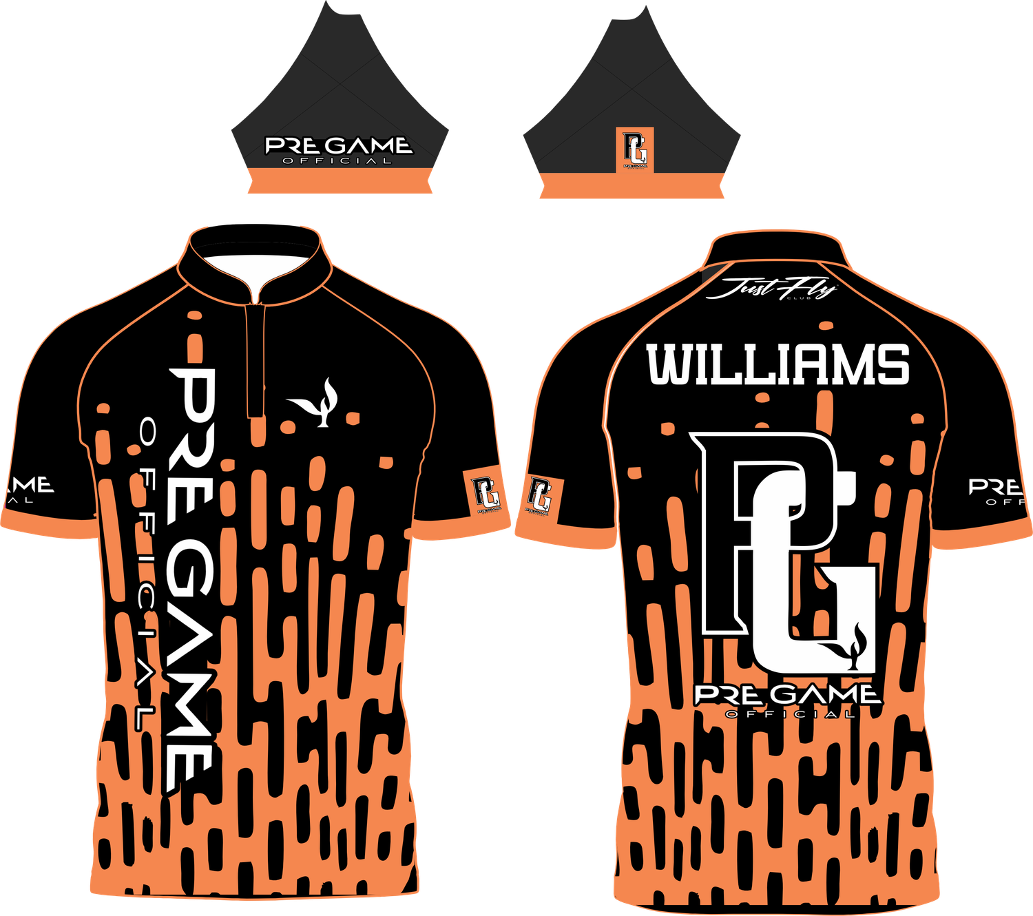 BUILT TO RISE - BLK/ORANGE