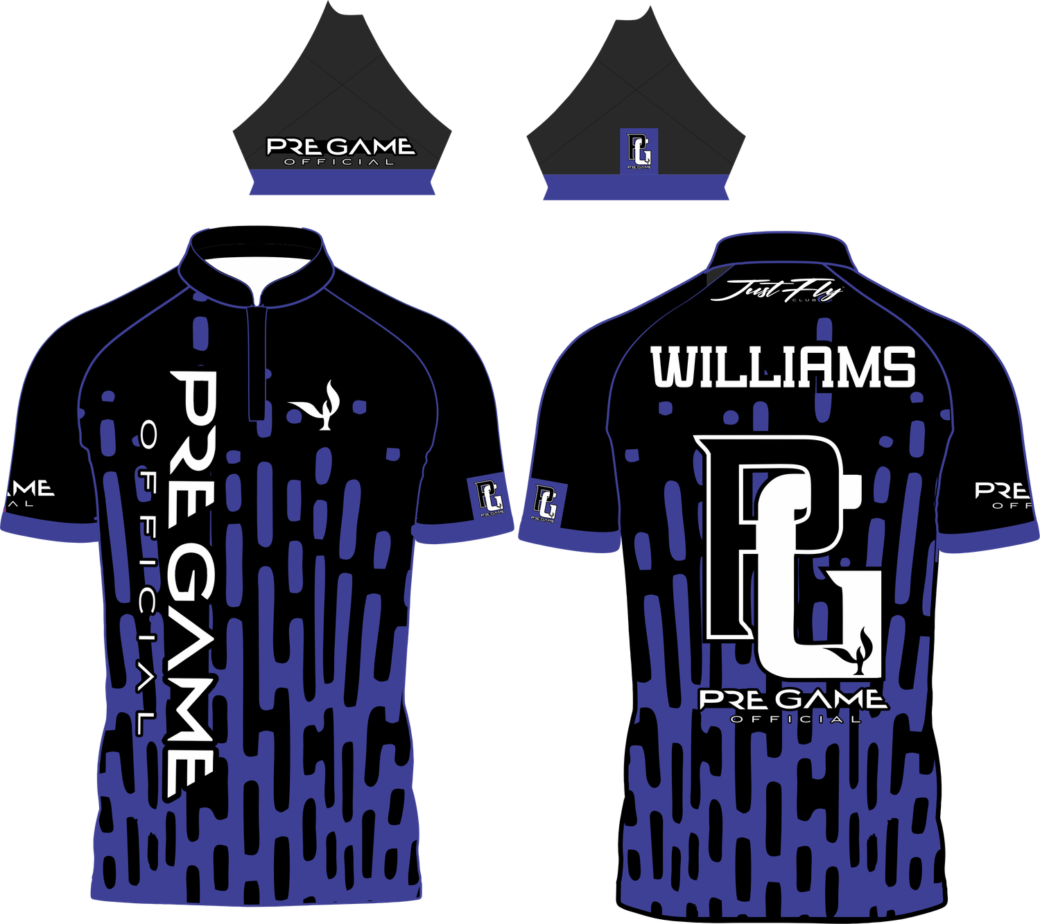 BUILT TO RISE - BLK/ROYAL