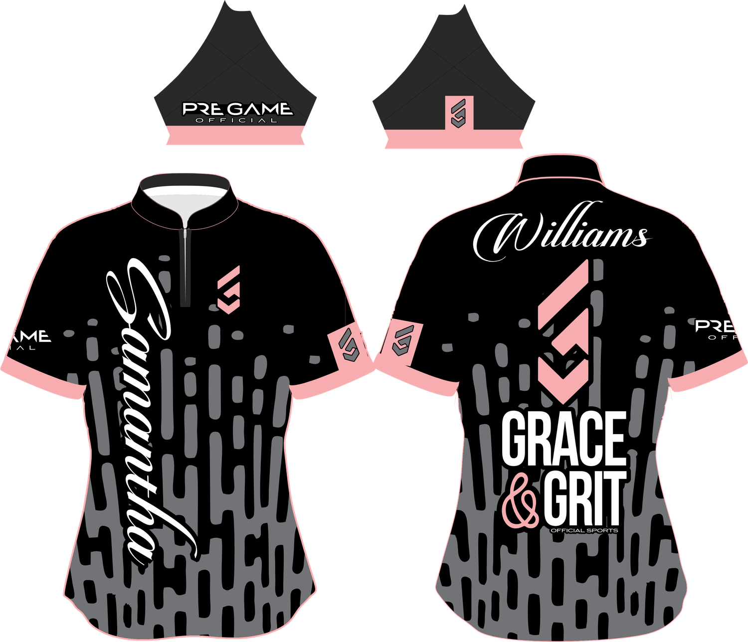 BUILT TO RISE - BLK/GREY/PINK